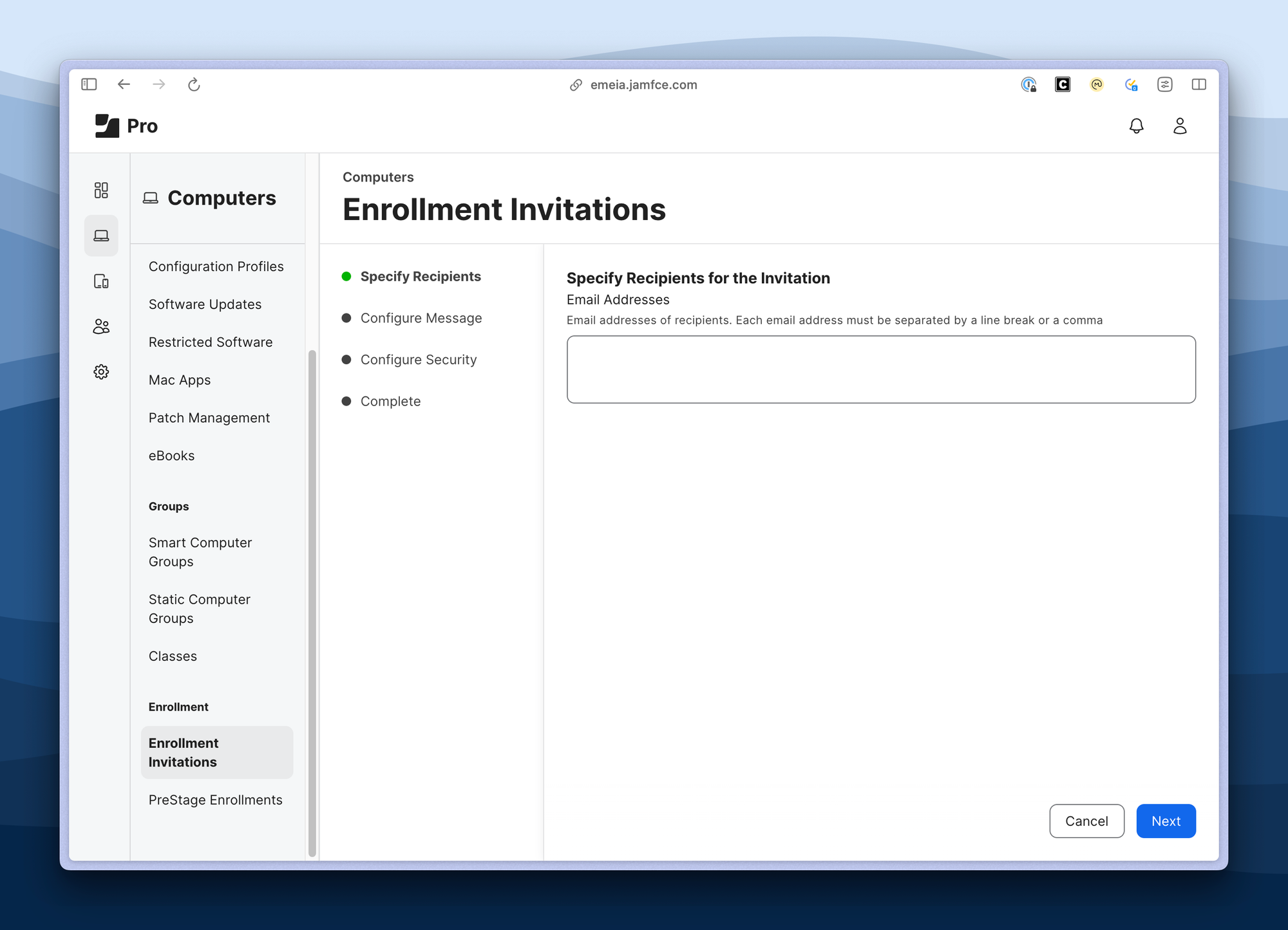 Enrolling your VM into Jamf Pro